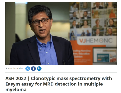 ASH 2022 | Dr. Ravi Vij – VJ HemeOnc